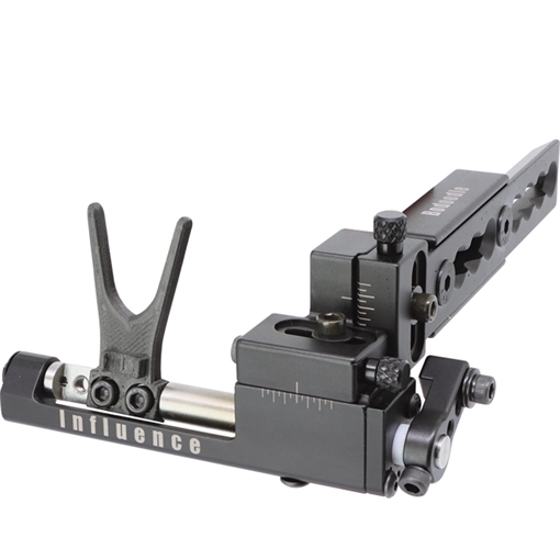 Specialty Archery Specialty Archery Influence Arrow Rest Deluxe Kit w/Extension and Double Berger Hole RH INF-RH-DLXKT