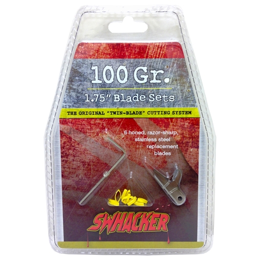Swhacker Swhacker Replacement Blades 2 Blade 100 gr. 1.75 in. 6 pk. SWH00203