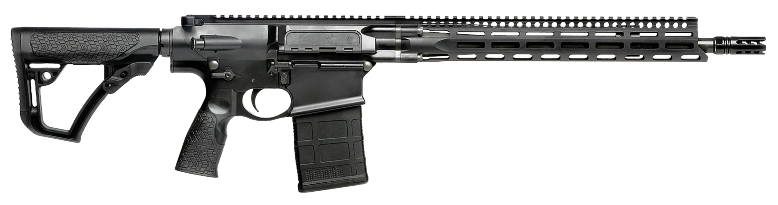Daniel Defense DD5 V3 Rifle 0215707258047, 308 Winchester, 16", 6-Position Black Stock, Black Finish, 20 Rds