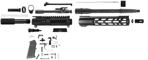 TacFire Pistol Kit 5.56x45mm NATO AR-Pistol Platform Black Steel SSPK556LPK10