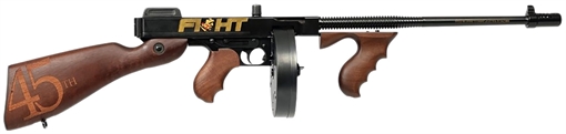 Thompson 1927A-1 Trump Fight .45 Cal 50+1 18" Finned Barrel, Aluminum Receiver, Fixed Stock T150DC9