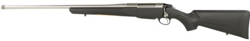 Tikka T3 Lite Full Size 300 WSM 3+1 24.30" Stainless Threaded Barrel, Drilled & Tapped Stainless Steel Receiver, Fixed Black Synthetic Stock, Left Hand JRTXB44122MT