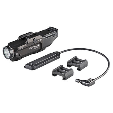 Streamlight TLR RM 2 Long Gun Light with Green Laser - 1,000 Lumens White LED with Green Laser, Anodized Black Finish, Includes Remote Switch