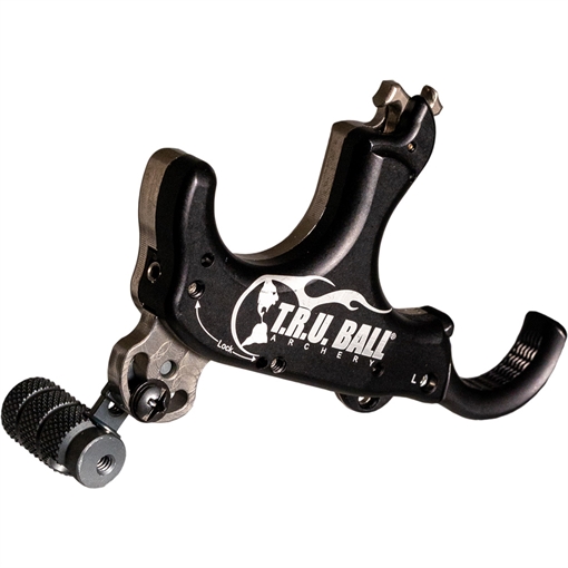 TRU Ball Tru Ball Trident Pro Flex Release 3 Finger Adjustable Silver Brass Large TRPF-BKQS-L