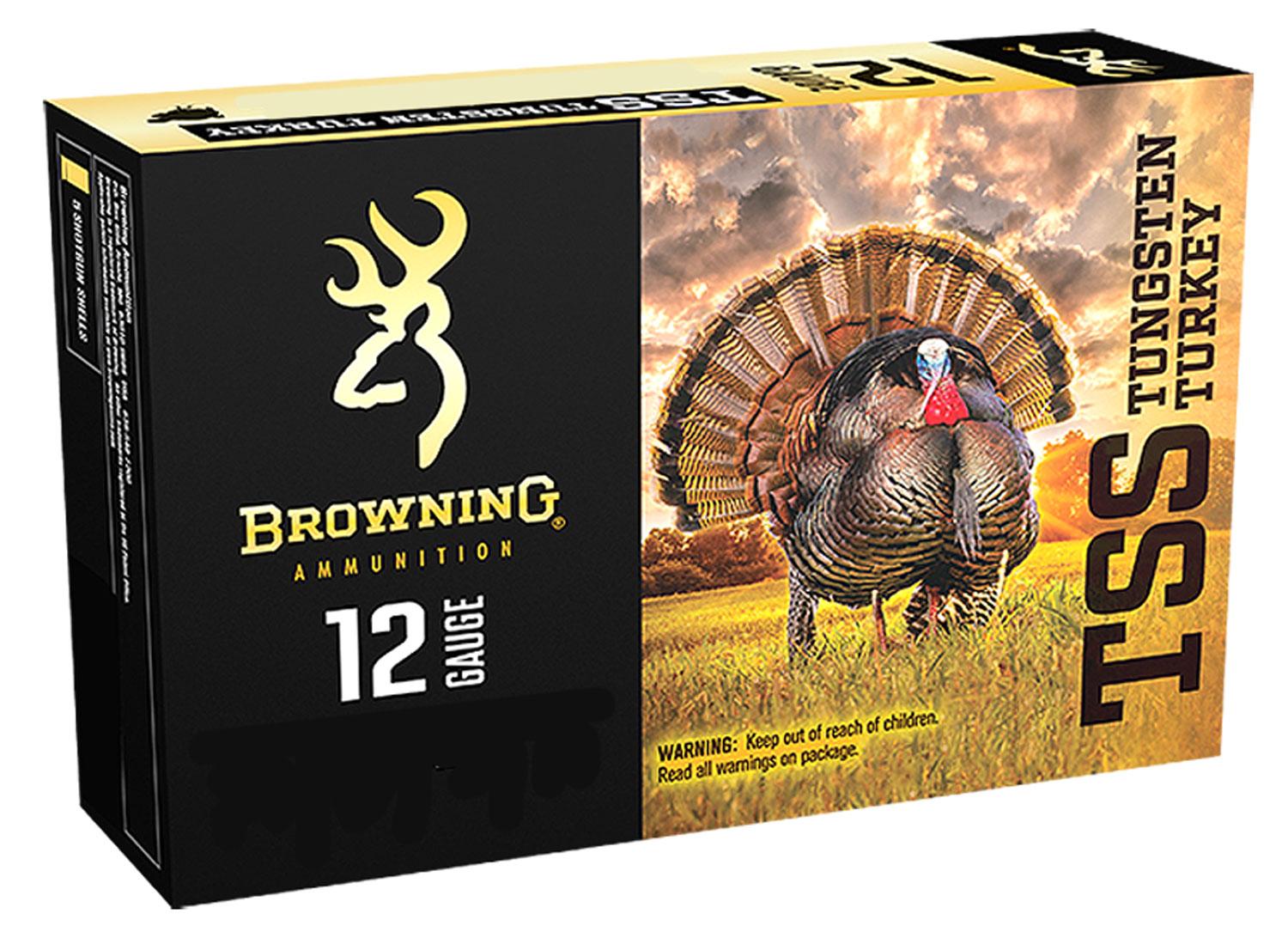 Browning TSS Tungsten Shotshells B193921247, 12 Gauge, 3-1/2", 2 1/4 oz, 1200 fps, #7 Shot, 5 Rds/bx
