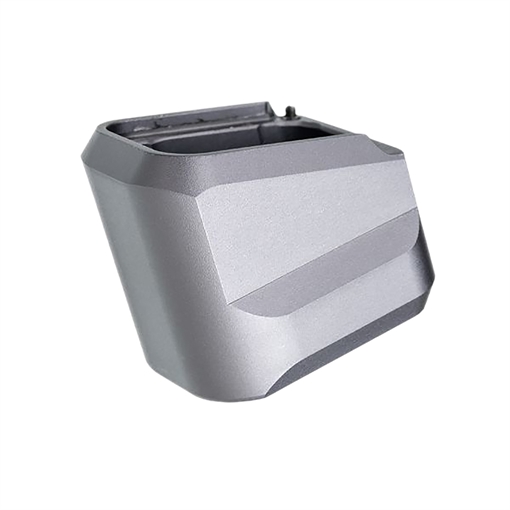 Tyrant CNC Magazine Extension Fits H&K VP9/VP40/VP30 5rd Grey Aluminum TDVP9MAGEXGREY