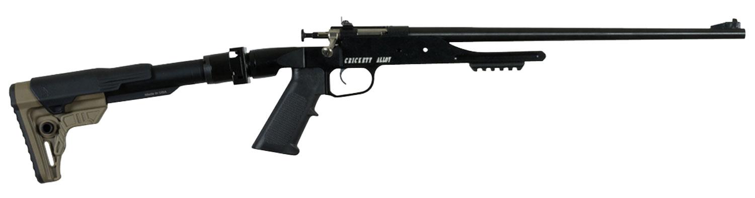 Crickett Precision Bolt Action Rifle KSA2180, 22 LR, 16.13", Black Finish, Blued, 1 Rd