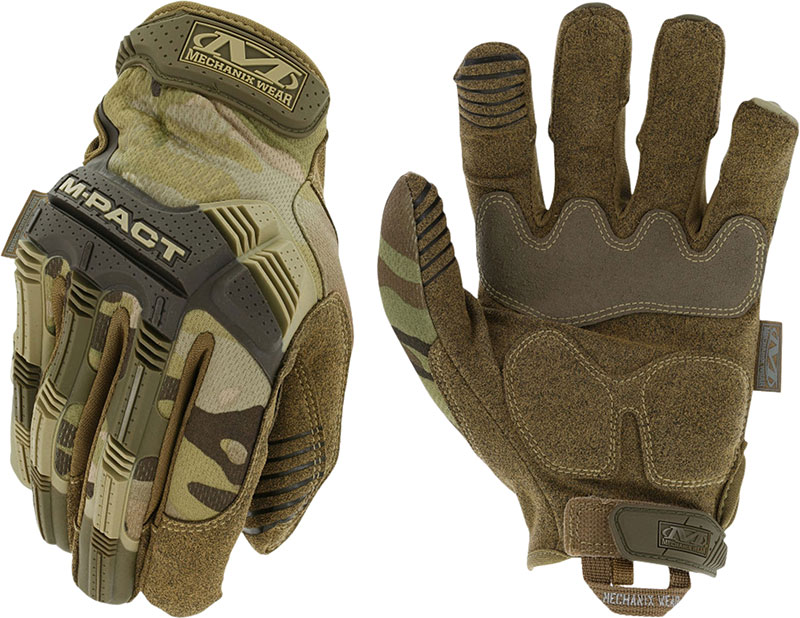 Mechanix Wear M-Pact MultiCam Gloves, XL (MPT78011) Synthetic Leather/Armortex