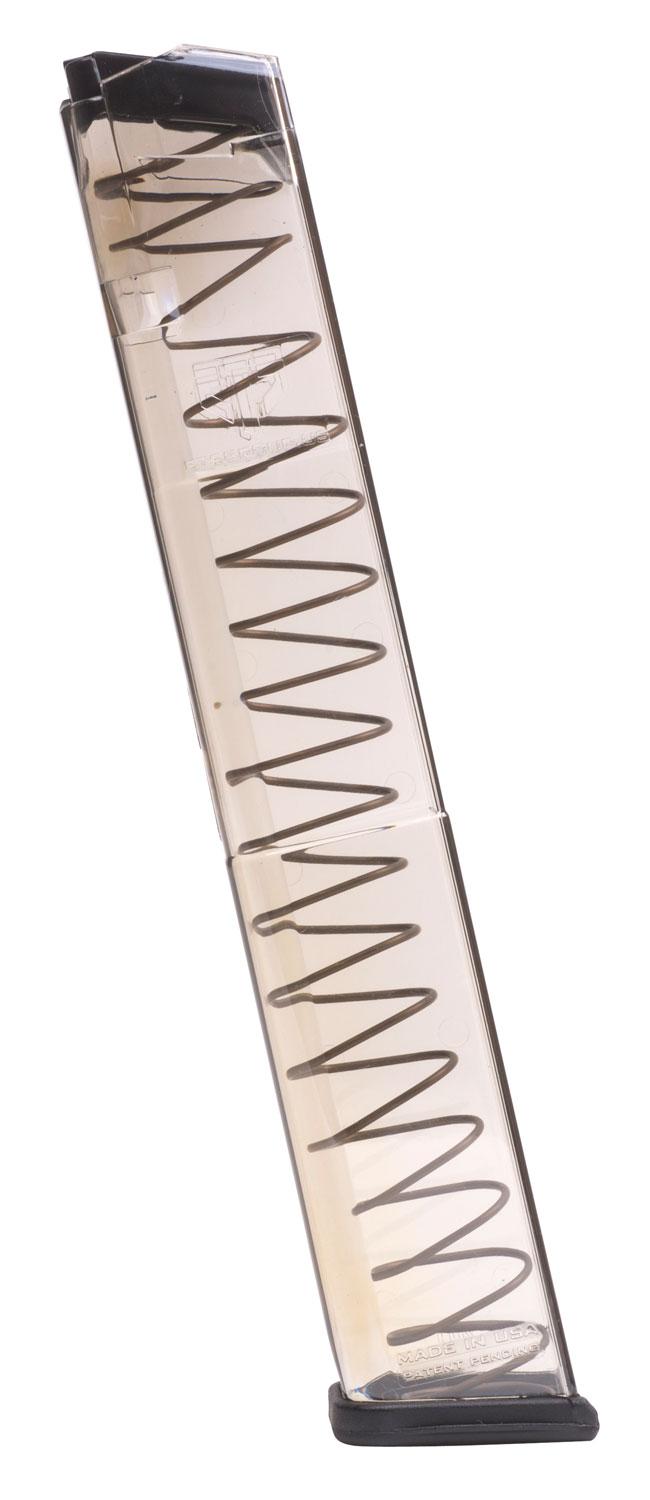 Elite Tactical Solutions 30 Round Magazine for Glock 22,23,24,27,35 Gen1-4, 40 S&W, Clear (GLK22210)