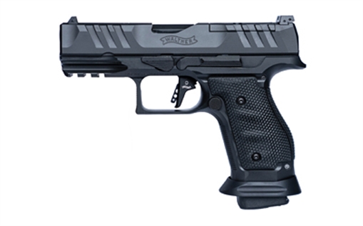 Walther PDP Pro, Striker Fired, Semi-automatic, Steel Frame Pistol, Compact, 9MM, 4" Barrel, Matte Finish, Black, Optics Ready Slide, Adjustable Rear Sight, Performance Duty Trigger, 10 Rounds, 3 Magazines 289699110
