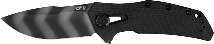 Zero Tolerance KVT Folding Knife w/Plain Edge G10 Handle (0308BLKTS)