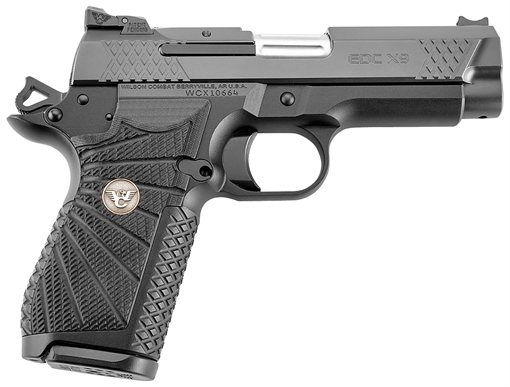 Wilson Combat EDCXCPR9A EDC X9 9mm Luger 15+1 4" Fluted Barrel, Black DLC 811826028471