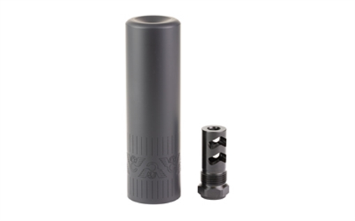 Wilson Combat Whisper, Suppressor, 9MM, Titanium Construction, Armor Tuff Finish, Black, Includes Rapid Thread Muzzle Break, Storage Case SP-WHISPER9MMBLK24