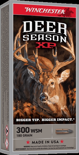 WINCHESTER 300 WSM 180 DEER XP WINCHESTER 20 RD/BX 10 BX/CS X300SDS2