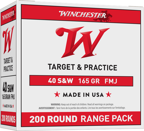 Winchester 40 SW Range Pack 165 g Full Metal Jacket 200rd/Pack