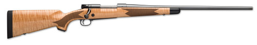 Winchester 70 Super Grade 270 Winchester, 24" Barrel, Gloss Maple, Black Rec, 5rd