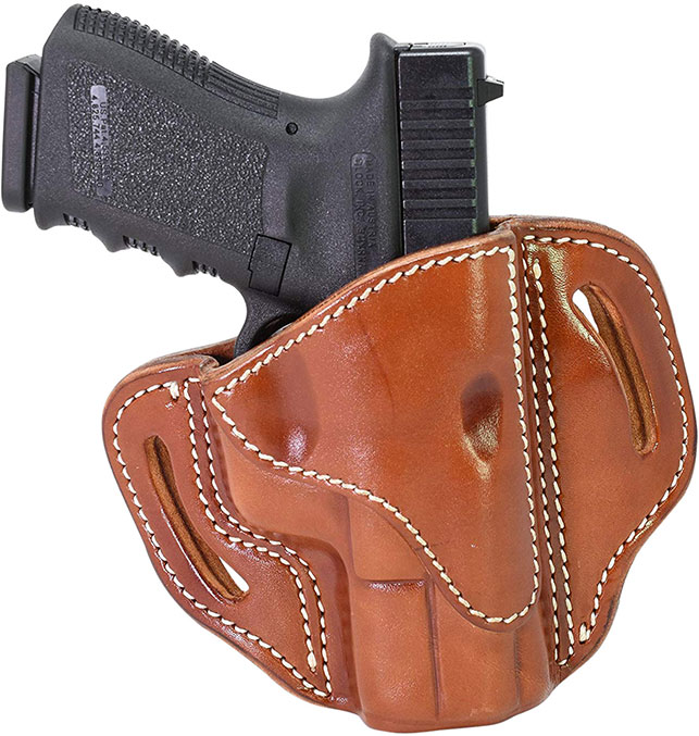 1791 Gunleather Belt Hoster, Classic Brown, Right Hand, Multifit Size 2.1 (BH21CBRR)