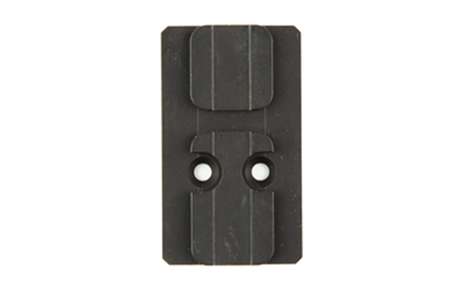 XS Sights Minimalist Optic Plate and Night Sight Set, Fits GLOCK 19 MOS, Converts MOS Footprint to Aimpoint ACRO, Nitride Finish, Black, Black Rear Sight, Tritium Front Night Sight GL-OM001-SM-2ACRO