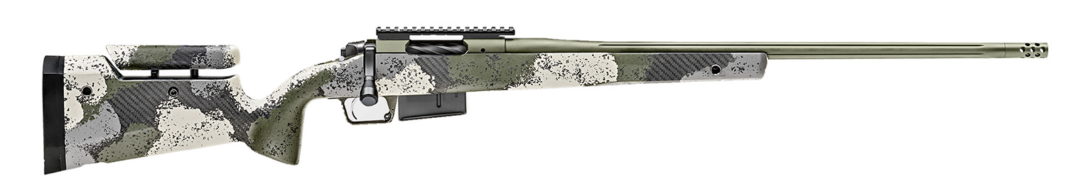 Springfield 2020 Waypoint Rifle BAW92465PRCGA, 6.5 PRC, 24", Evergreen Camo Adjustable Stock, Green Cerakote Finish, 3 Rds