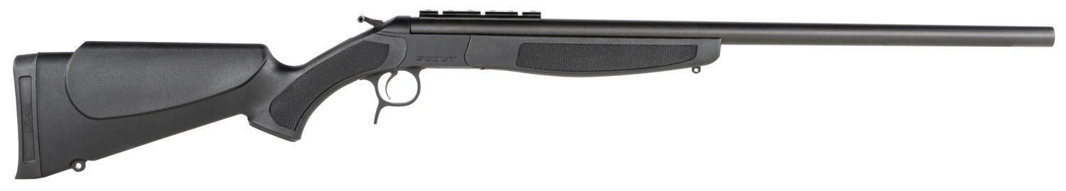 CVA Scout Break Open Rifle CR4830, 450 Bushmaster, 25", Black Synthetic Stock, Matte Blued Finish