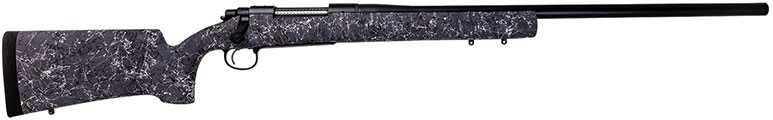 Remington 700 Long Range Rifle R84159, 7mm Remington Mag, 26", HS Precision Gray Spiderweb Black Stock, Matte Blued Finish, 4 Rds